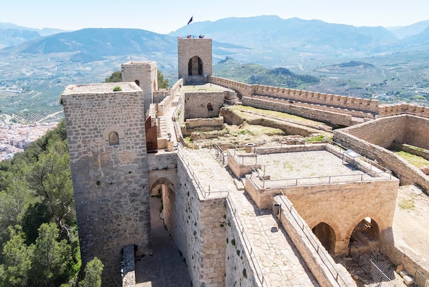 Santa Catalina castle interior Jaen Spain