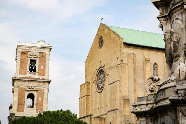 Santa Chiara Church in Naples Italy