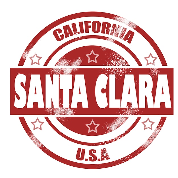 Photo santa clara stamp