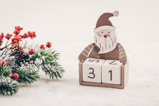 Calendario dell'avvento di babbo natale