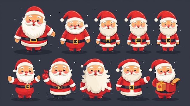 Photo santa claus character image