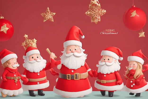 Santa Claus and Christmas Gifts Moments of Happy Giving