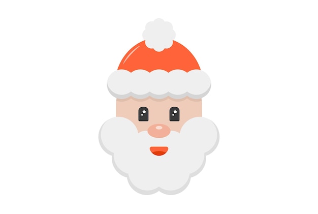 Santa claus christmas illustration colored icon art xmas symbol app web sign artwork