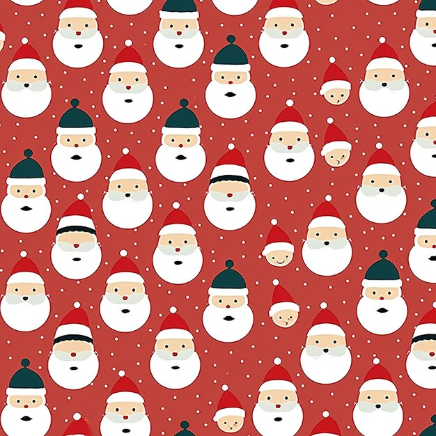 Santa Claus Christmas pattern