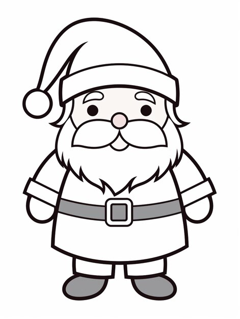 santa claus coloring pages santa claus coloring pages generative ai