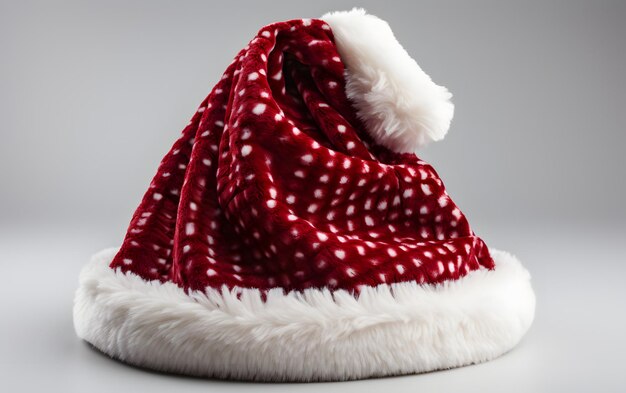 Santa claus hat white background