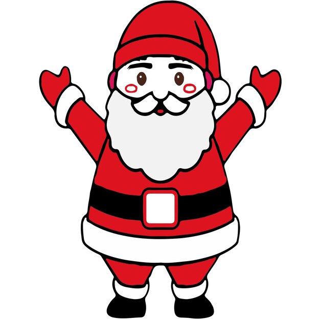 Santa claus illustration and vector 2024