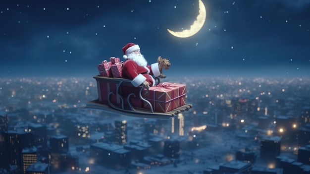 Иллюстрация Санта-Клауса