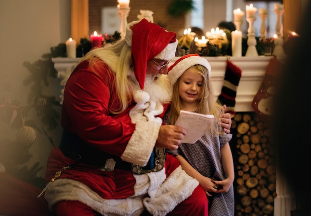 Babbo natale e bambino