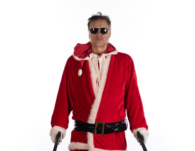 Убийца Санта-Клауса с пистолетом