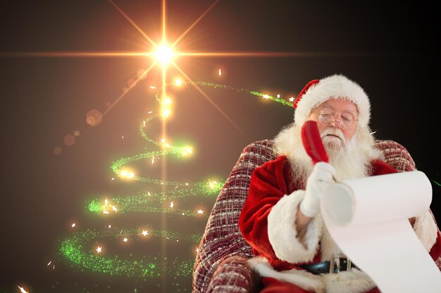 Санта-Клаус составляет список подарков