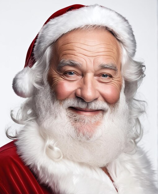 Photo santa claus photography white background