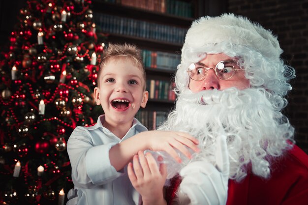 Santa claus portraits and lifestyle