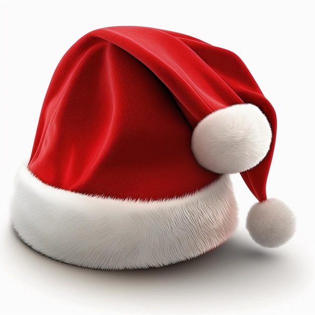 Santa Claus red hat PNG white background