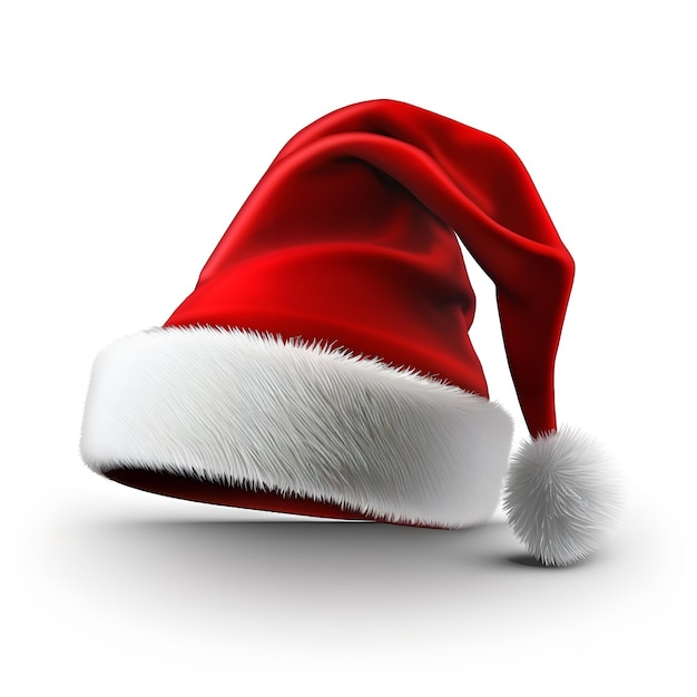 Foto santa claus red hat png white background