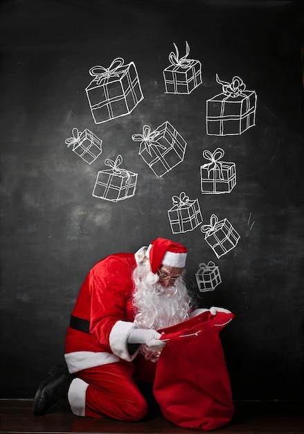 Babbo natale alla ricerca di un regalo