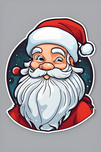 Santa claus sticker