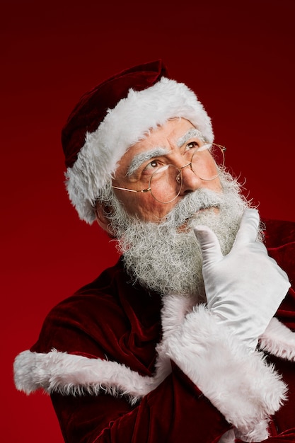 Santa Claus Thinking