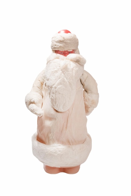 Santa Claus toy on a white background Isolated