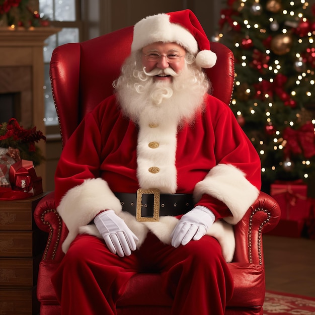 Photo santa claus traditional christmas symbol