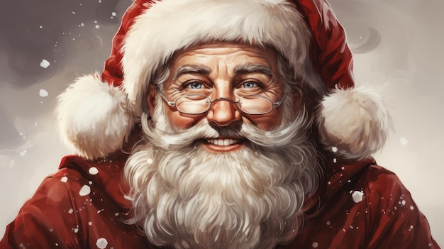 Santa claus on a white background