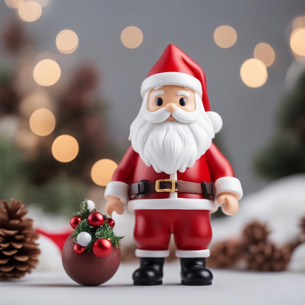 Santa Claus white background