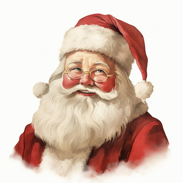 Santa Claus with gift boxes Generative Ai