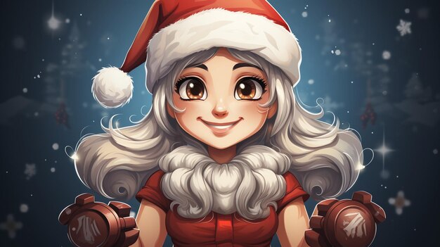 santa claus woman