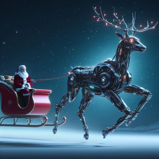 Santa Clause' Reindeer pulling Salta's sleigh Christmas reindeer images Christmas backgrounds