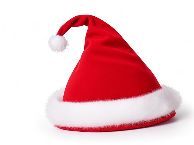 Santa hat isolated on white surface