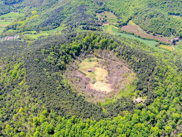 The Santa Margarida Volcano is an extinct volcano in the comarca of Garrotxa Catalonia Spain