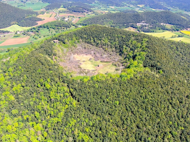 The Santa Margarida Volcano is an extinct volcano in the comarca of Garrotxa Catalonia Spain