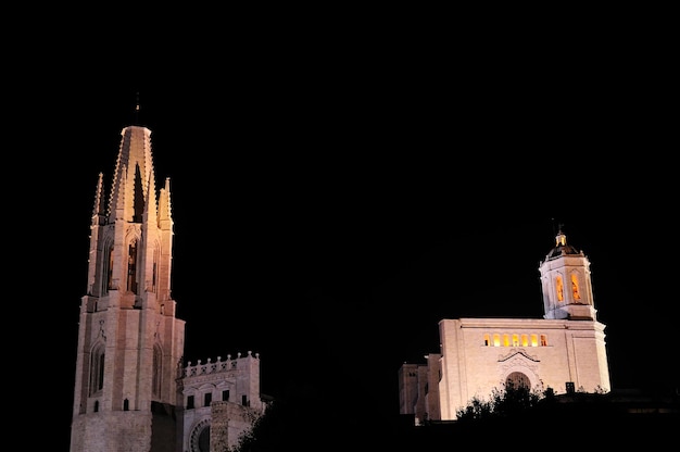 Santa Maria gothic catedral in Girona Catalonia Spain