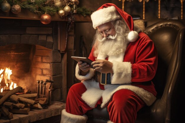 Santa replying email from children