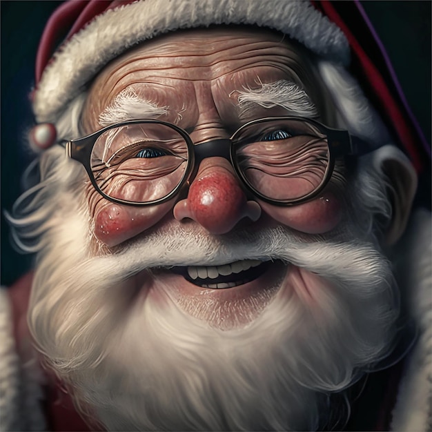 santa smile