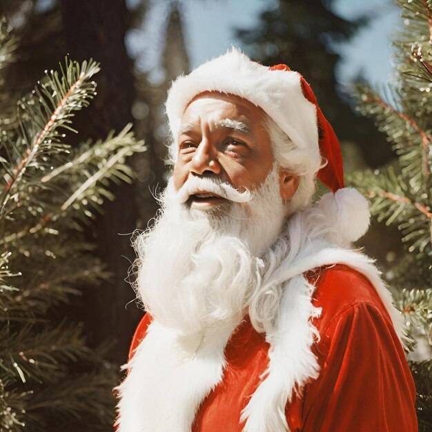 Foto l'ai di babbo natale