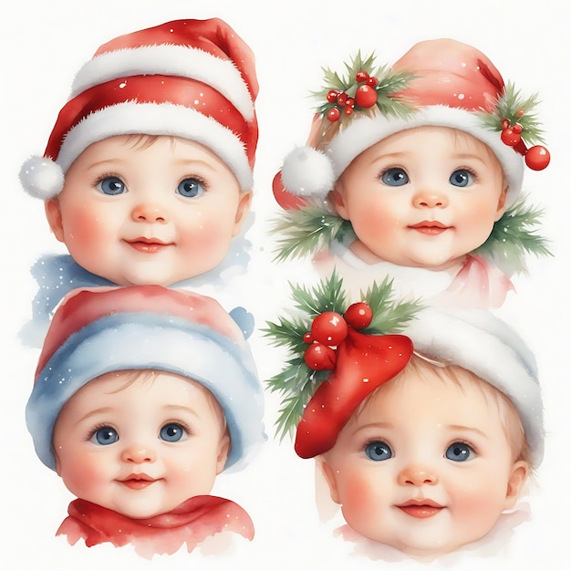 Santas Baby Celebrates Christmas SoulWarming Illustrations