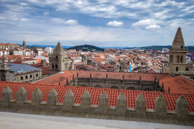 Santiago de Compostela view from the Cathedral Galicia Spain