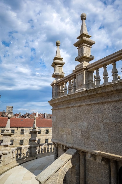 Santiago de Compostela view from the Cathedral Galicia Spain