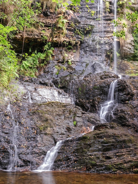 Santo Estevo do Ermo waterfall. Lugo