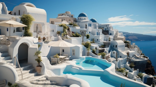 Santorini-architectuur