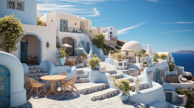 Santorini-architectuur