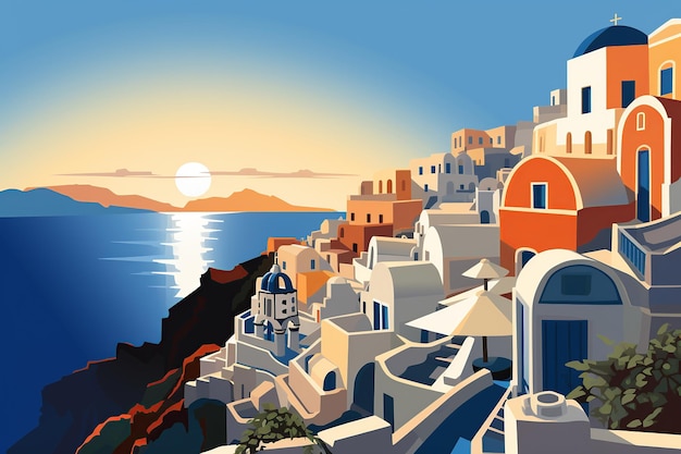 Santorini's Dreamy Vistas Cliffside Villas and Azure Aegean Waters