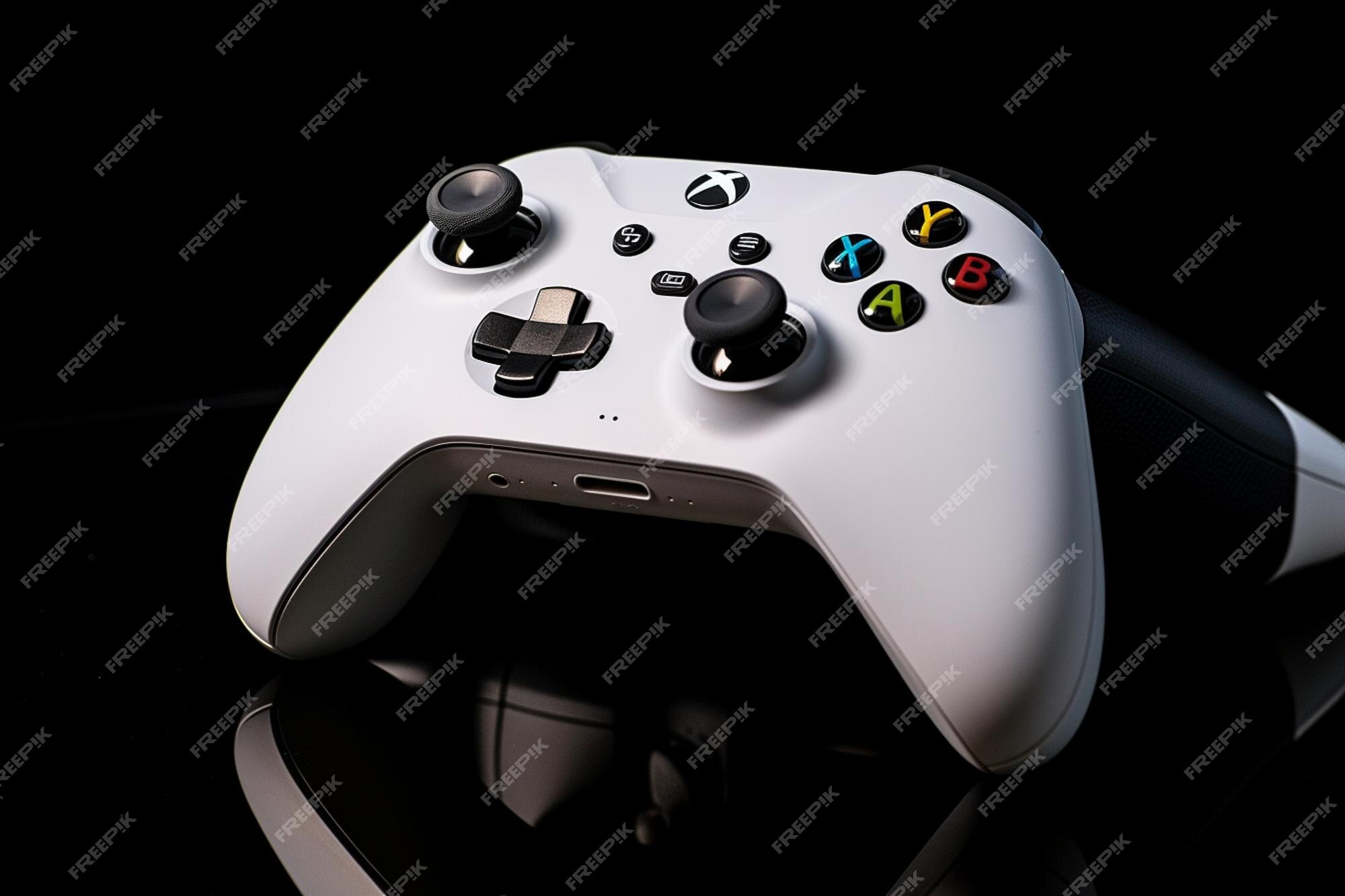 Premium Photo  Sao paulo brazil 03 2022 white controller of the new video  game console xbox series s with one hand operating the button