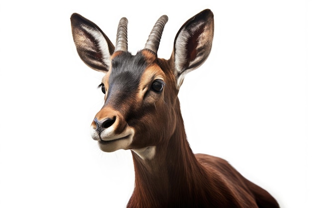 saola on white background