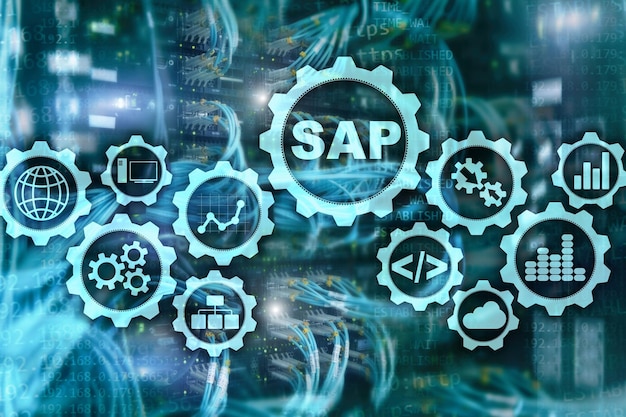 SAP System Software Automation concept op virtueel scherm datacenter