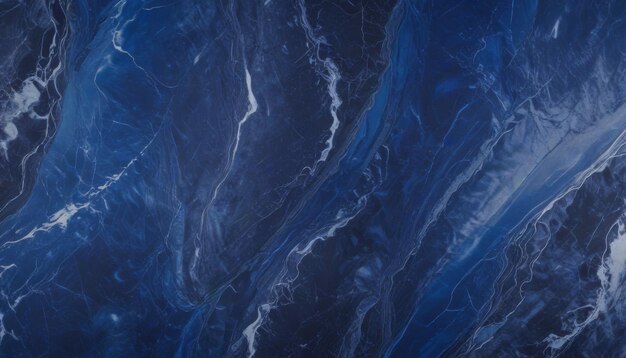 Фото Сапфирово-голубой фон с мраморной текстурой