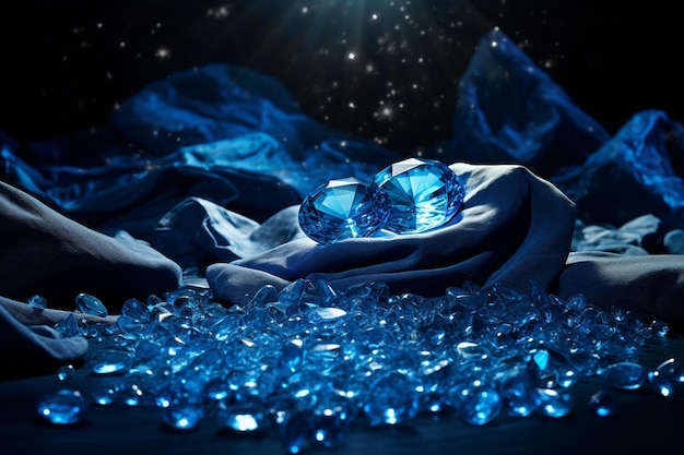 Photo sapphire secrets unwrapped blue gift photo