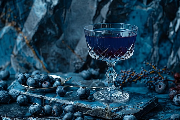 Sapphire Sip Cool and Nutritious Blue Juice Cocktail