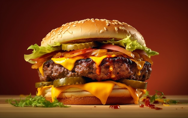 sappige cheeseburger